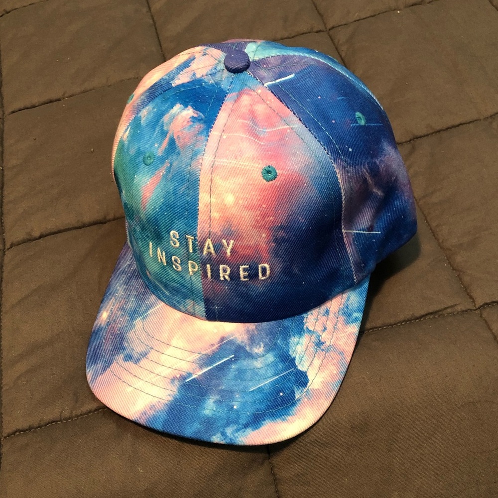 “Stay Inspired” Galaxy Baseball Hat